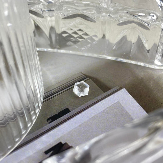 Hexagon Quartz 6mm natural
