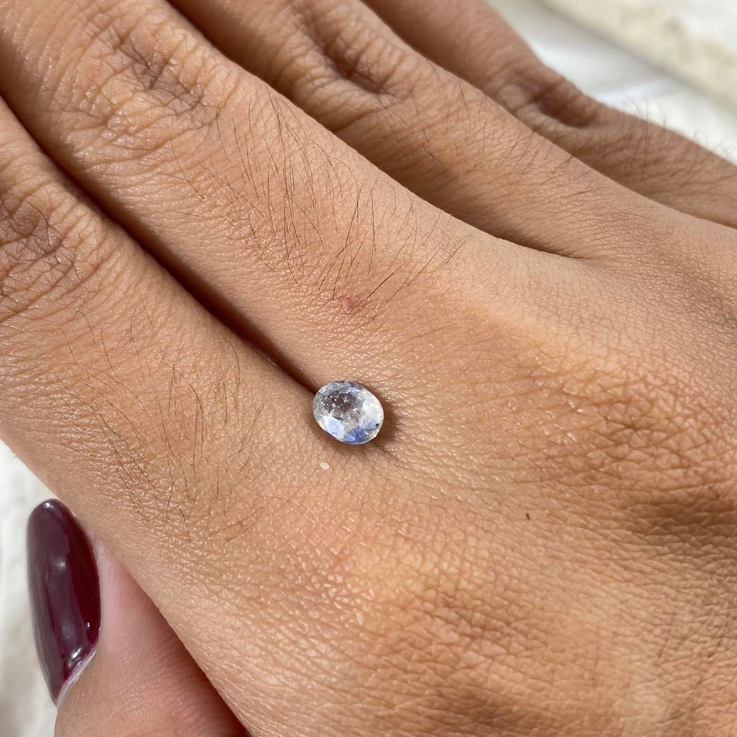 Bicolor Oval Sapphire Chrip 5,9 x 4,5mm