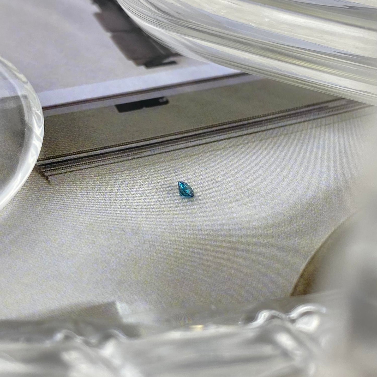 Blue Diamond Round 3mm natural