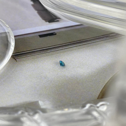 Blue Diamond Round 3mm natural