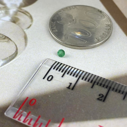 Emerald Round 2,5mm natural