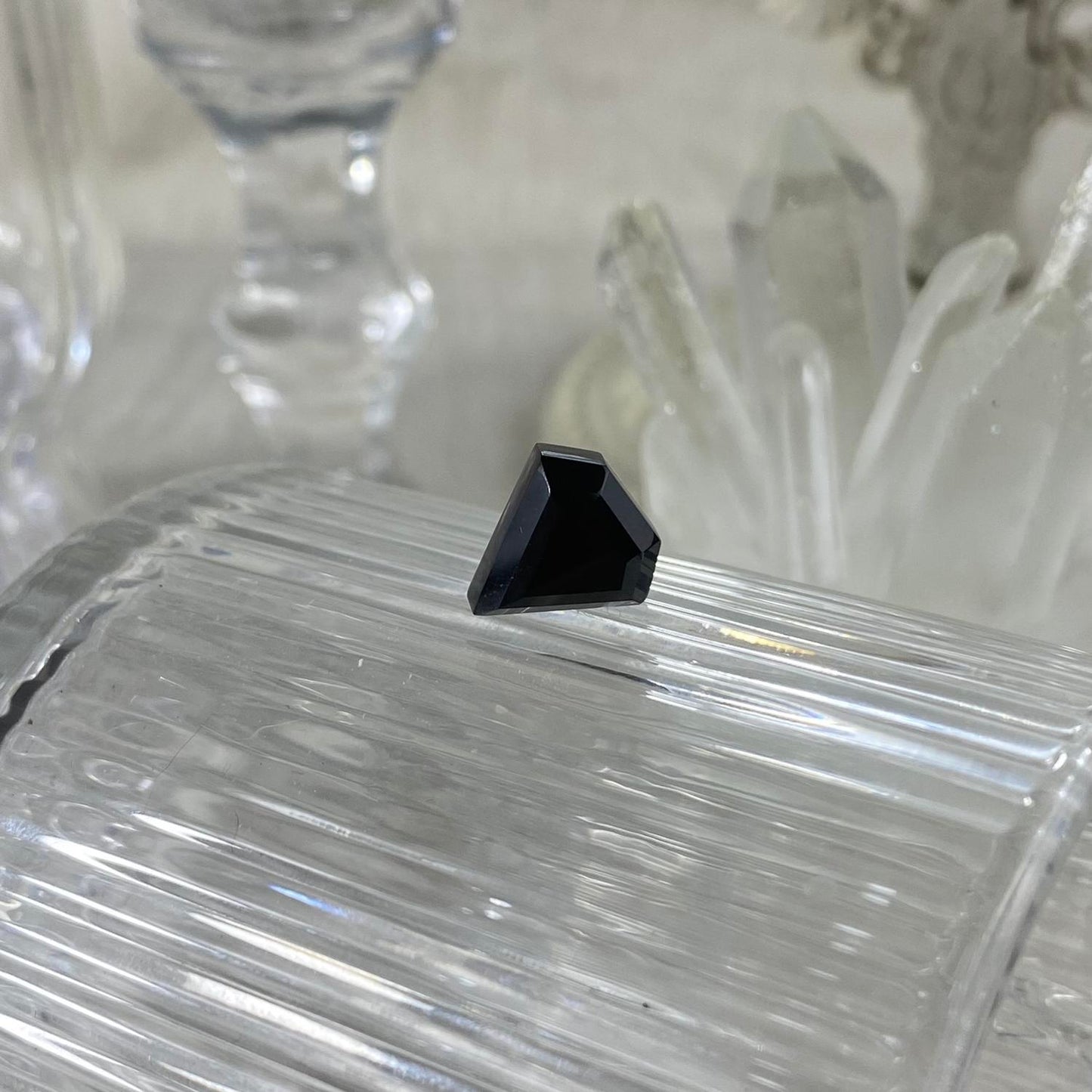 Black Onyx Flat Diamond 12x12 mm