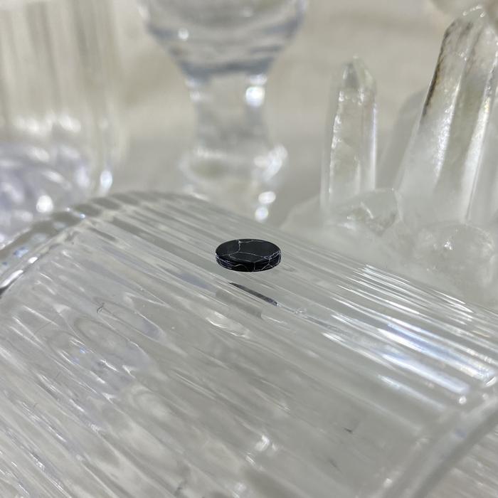 Black Howlite Round 8mm natural