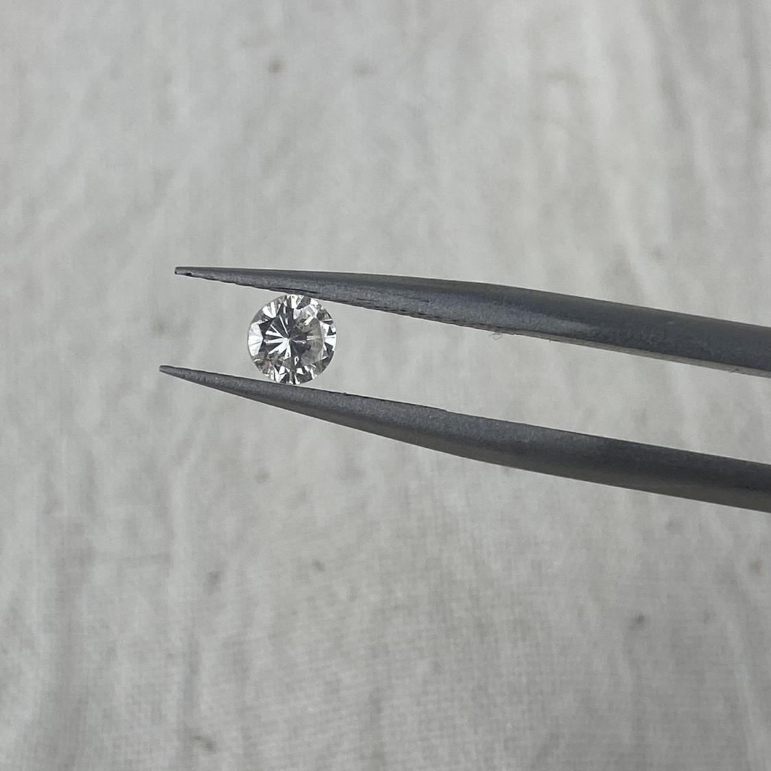 Natural White Diamond 0,15 carat 3,5mm