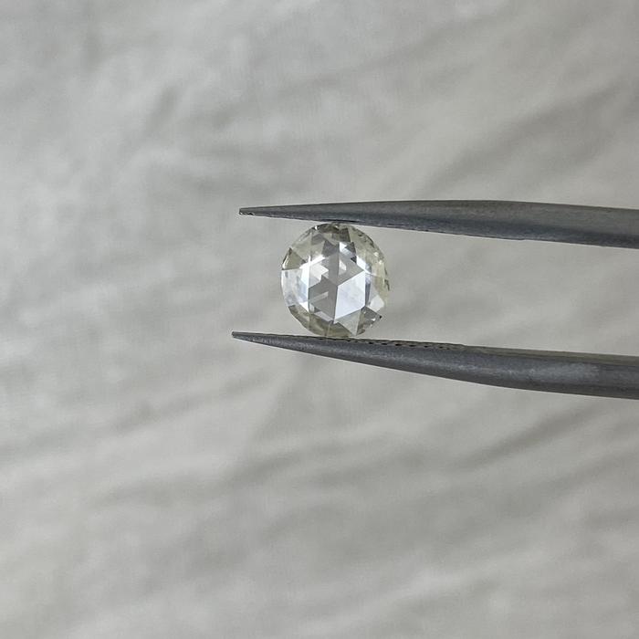 Natural Champagne Diamond Round Rose Cut 0,5ct 5mm