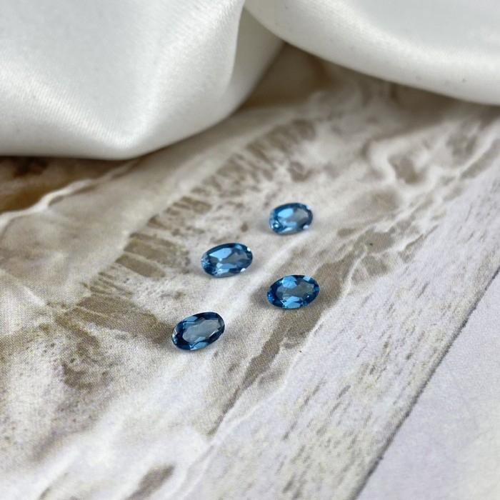 London Blue Topaz Oval 3x5 mm