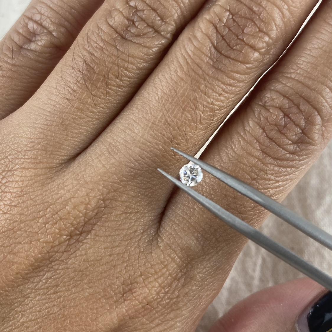 Natural White Diamond 0,15 carat 3,5mm