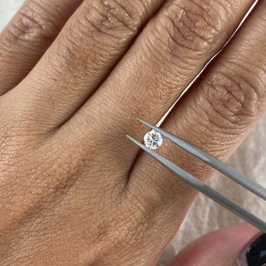 Natural White Diamond 0,15 carat 3,5mm
