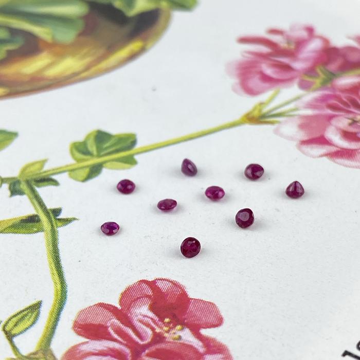Pink Ruby Round 2mm natural