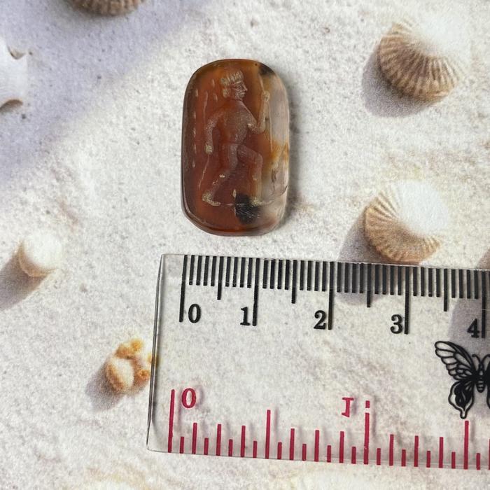 Enkidu Carnelian Intaglio 25 x 15 mm