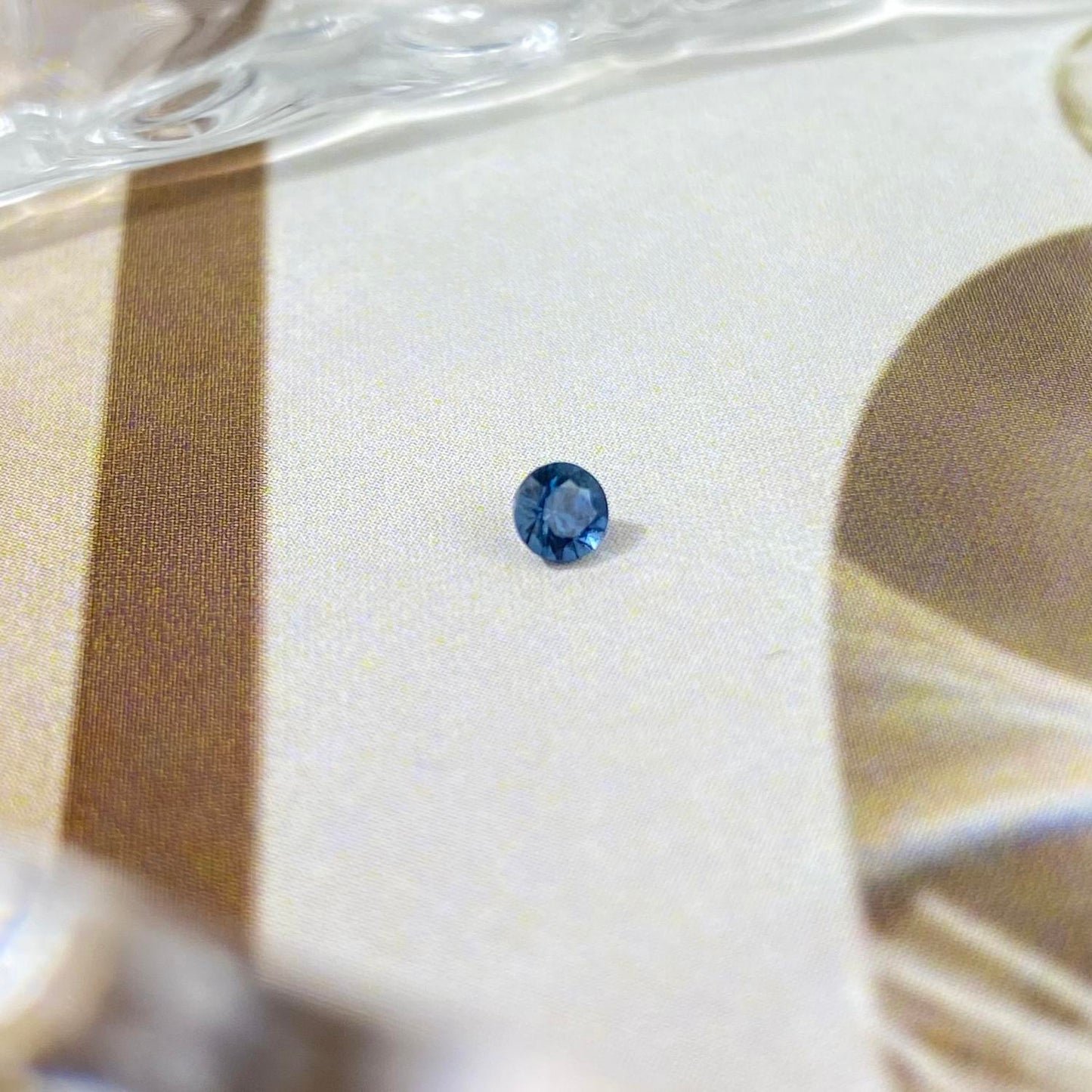 Blue Sapphire Round 3mm Natural