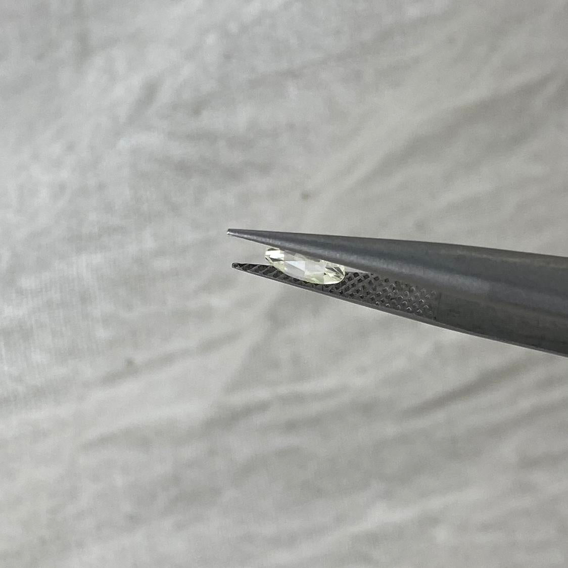 Natural Champagne Diamond Round Rose Cut 0,5ct 5mm