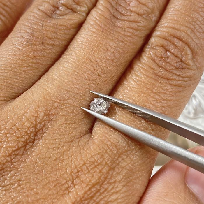 Dark Brown Diamond Rough 4mm