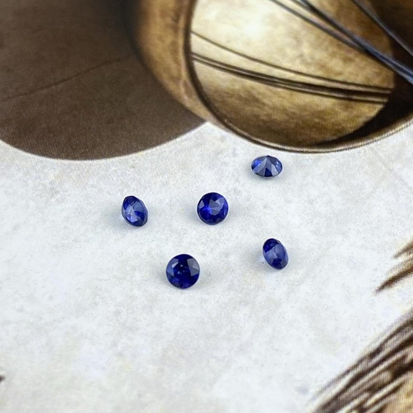 Blue Sapphire Round 3mm Natural