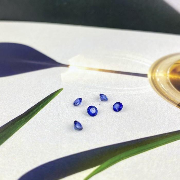 Blue Sapphire Round 2mm Natural