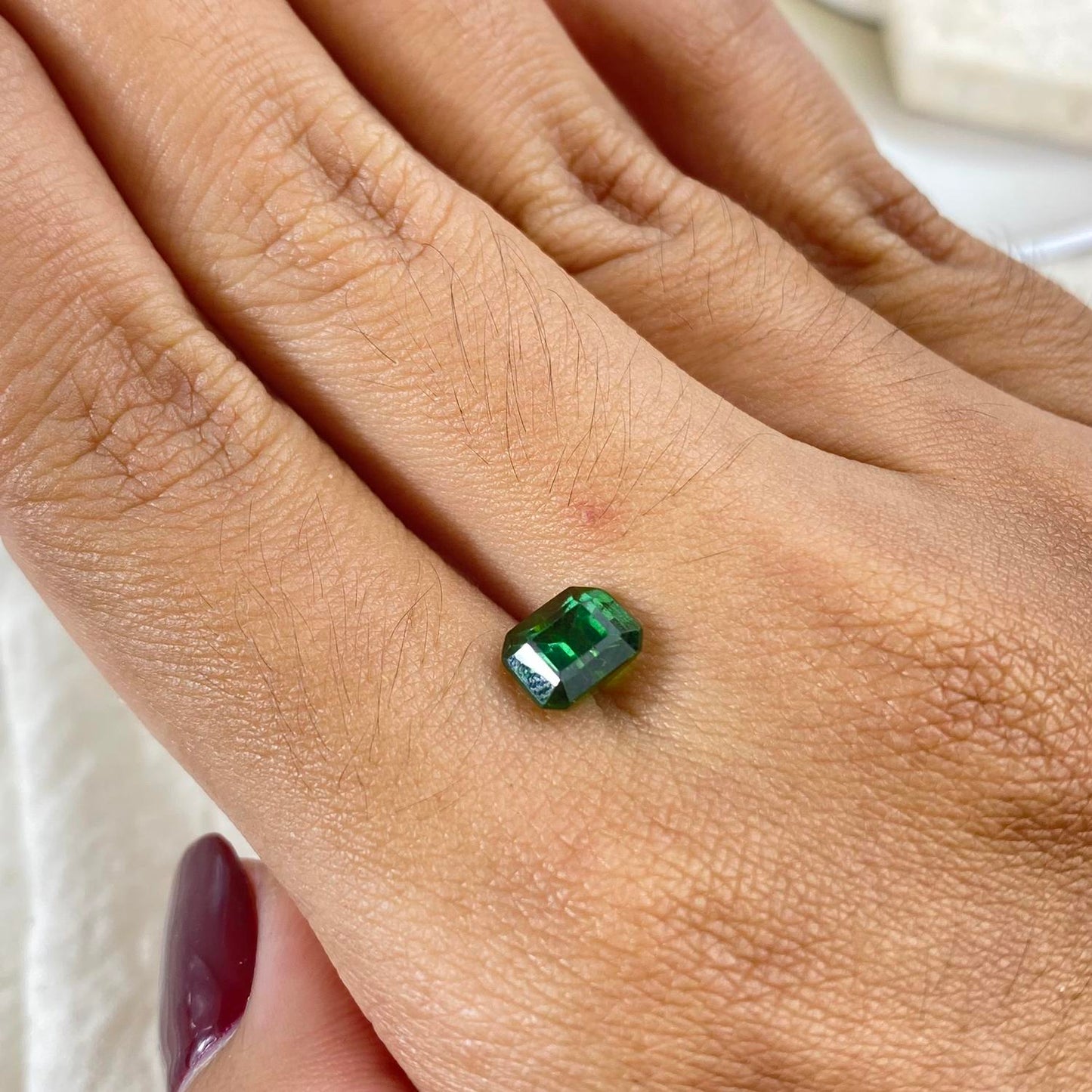 Green Tourmaline Octagon 7x6x5,2 mm